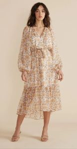 MinkPink Moyne Midi Dress, size small